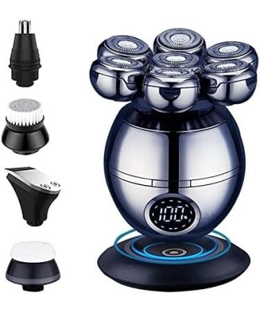 GeRRiT Electric Razor for Men's 7D Electric Shaver for Men Independently 7 Cutter Floating Head Waterproof Electric Razor Multifunction Trimmer with LCD Display