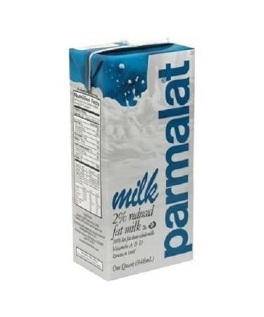 Parmalat Shelf Stable 2% Reduced Fat Milk 1 Qt (Pack of 3)