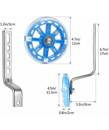 Houseen Kids Bike Training Wheels - 1 Pair LED Flash Mute Stabilisers for 12-20 Inch Boys & Girls Bikes - Buy Online on SooperMarket.com