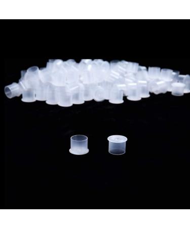 500pcs Small Plastic Disposable Ink Cups with Base - 11mm Microblading Makeup Pigment Caps for Ink Kits Supplies - Buy Online on SooperMarket.com