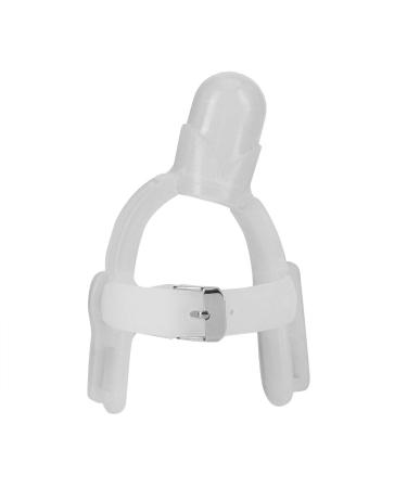 BORDSTRACT Adjustable Thumb Sucking Finger Protector Thumb Sucking Stop Baby Silicone Thumb Guard Thumb Sucking Treatment Kit to Prevent Thumbsucking Teething Toy for Infant Kids(White)