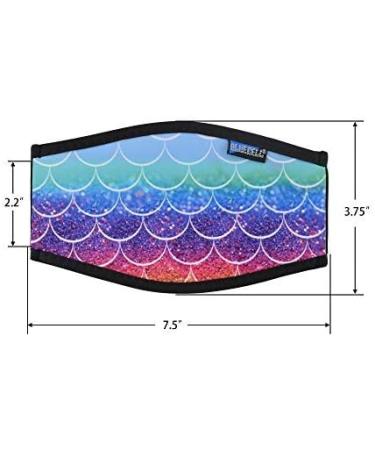Bluecell 2pcs Ocean Pattern Neoprene Diving Mask Strap Cover Fish-Scale Protector - Buy Online on SooperMarket.com