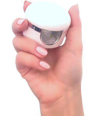 HayHay 3W UV Nail Lamp, Anticlockwise 180 Rotation, Portable Manicure Gel Lamp with 30/60s Timer and Mini Gel Polish - White - Buy Online on SooperMarket.com