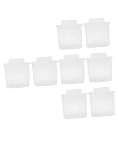 Cabilock 8 STK storage box for the wall toothbrush holder Hausbarf wall organizer for toothbrushes toothbrush stands for the wall holder plastic no punch