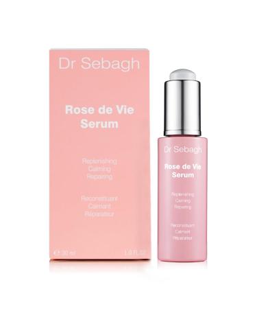 Rose de Vie Serum- Nourishing Anti-Aging Formula for Dry Mature or Sensitive Skin | Soothes Redness & Irritation | Non-comedogenic - (1.0 fl Oz)