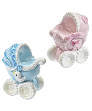 Stroller - pink * Baby birth baptism * Cake decoration