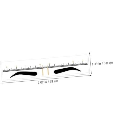 Gogogmee 10pcs Brow Makeup Supplies Eyebrow Stencils Older Women Eyebrow Kit Women Brow Shaping Stencil Pvc - Buy Online on SooperMarket.com