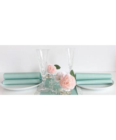 50 APARTina Mint Green Airlaid Napkins - Fabric-Like 40x40 cm | Premium Quality for Any Occasion - Buy Online on SooperMarket.com
