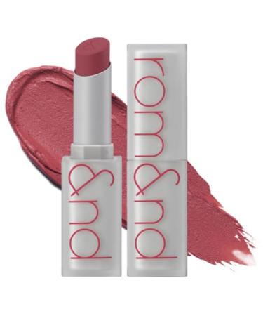 rom&nd  Zero matte lipstick 20 colors | Velvet matte  Colourpop  Sensational Lip color Creamy Matte  Silk Finishi | lipstick for Daily Use  K-beauty | 3g/0.106oz No.01 dusty pink