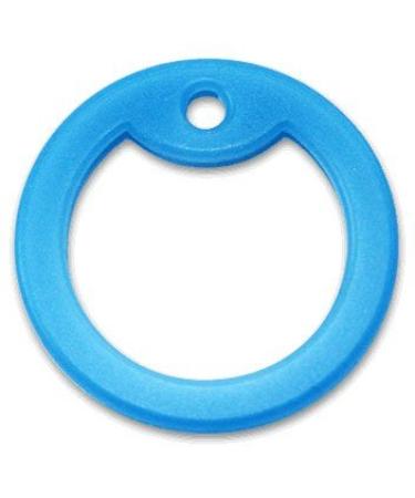 Silencer silencer for US dog tags and identification tags (blue-glowing)