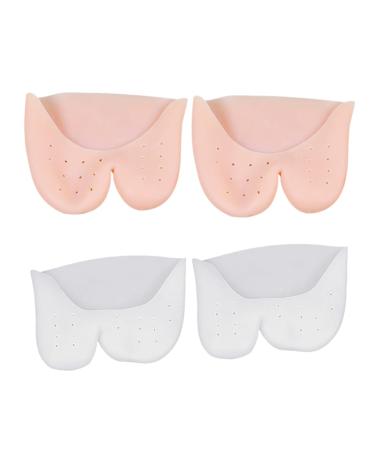 DOITOOL 2 Pairs Toe Gel Toe Cap Big Toe Protection Shoe Protective Case Toe Pad Toes Toe Protector Pointe Cushion