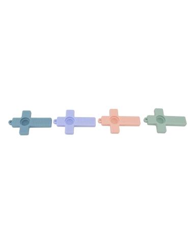 Teethe Odorless Silicone Chew Toy Set - 4 Colorful PCS for Hospitals | Safe & Durable - Buy Online on SooperMarket.com