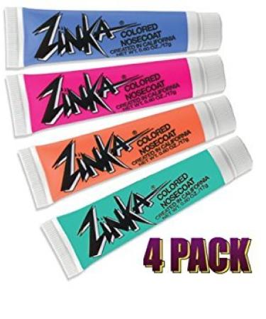 Zinka 4 Pack Pink/Blue/Teal/Orange