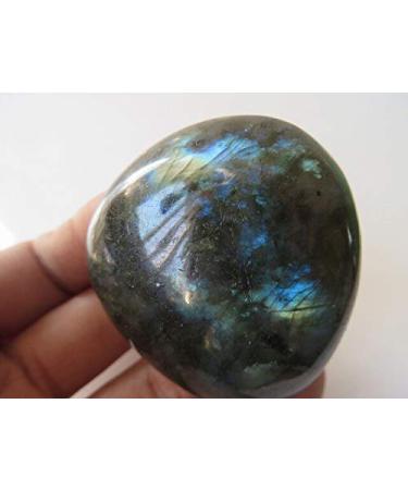 A Rare Natural Flash Labradorite Crystal Gem Stone Original Reiki 60g JZIGTDEM
