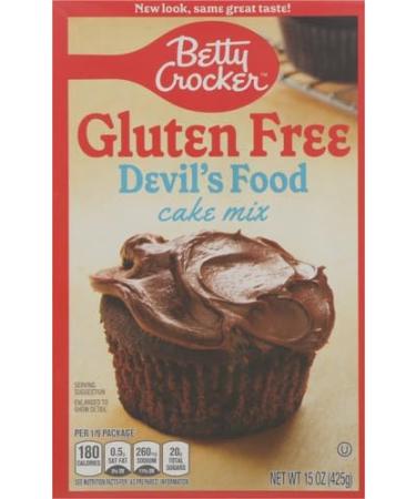 Betty Crocker Gluten Free Devil's Food Cake Mix 425 Gram Box - Buy Online on SooperMarket.com