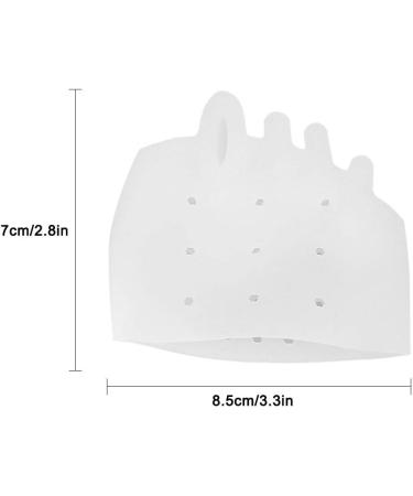 Silicone Bunion Straightener - Hallux Valgus Corrector & Toe Protector for Pain Relief | 1 Pair (White) - Buy Online on SooperMarket.com