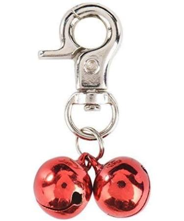 Alohha 2 Pack Pet Products Charm Triple Bell Pendant for Dog Cat Collar Decoration and Training (Red) - Buy Online on SooperMarket.com