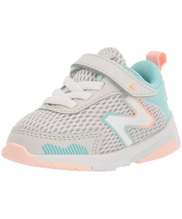 New Balance Unisex-Child Dynasoft 545 V1 Hook and Loop Running Shoe Toddler (1-4 Years) 6 Wide Toddler Summer Fog/Surf/Peach Glaze