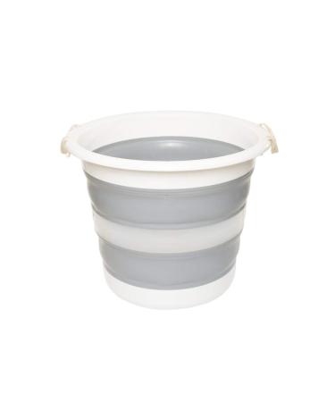 Foldable Large Bucket 30L Thickened Large Capacity Laundry Bucket Portable Household Foot Bath Plastic Bath Portable Portable (Color : Blue) ANXYL Present Hopeful Grey