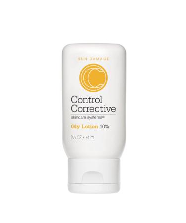 CONTROL CORRECTIVE Gly Lotion 10% 2.5 Oz - An Exfoliating Facial Moisturizer To Help Reduce Rough Dry Spots Smooth Wrinkles And Improve Skin Texture Super Smoothing Gentle Exfoliation Softens