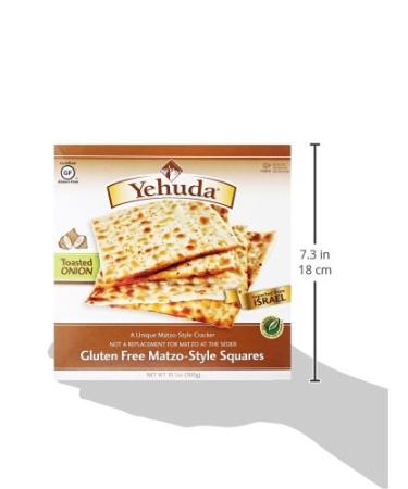 Yehuda Toasted Onion Matzo Squares Gluten Free 10.5 oz - Buy Online - Buy Online on SooperMarket.com