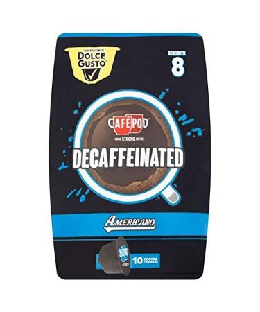 2X CafePod Dolce Gusto Compatible Decaffeinated 10 per Pack