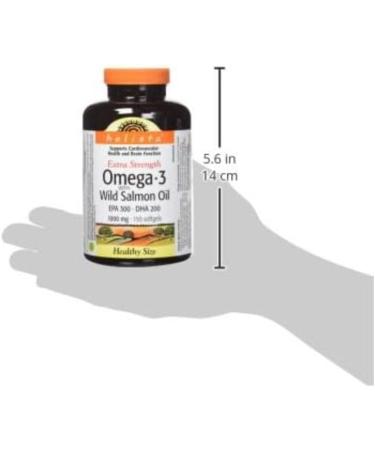 Holista Omega-3 Fish Oil 1 000 mg Extra Strength with Wild Salmon Oil 150 Softgels Supports Heart Brain and Joint Health - Buy Online on SooperMarket.com
