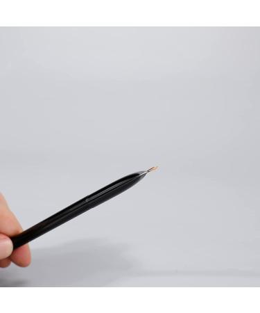 Raffaello Ultra-Thin Eyebrow Brush Set - 3Pcs Angled Precision Eyeliner Makeup Brushes | Cruelty-Free Synthetic Bristles | Slanted Eye Brow Tinting Kit (Black) - Buy Online on SooperMarket.com