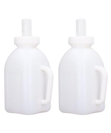 Uadme calf bottle 1l Cow Calond feeding milk bottle cup breastfeeding milk dispenser Horizontal cow feeding cup of breastfeeding milk donor cow feeding device with removable pacifier