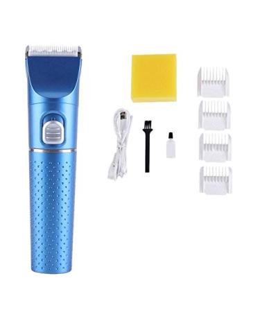 FYOBOT Professional Multifunction Hair Clipper Hair Trimmer Electric Beard Trimmer Brush Rechargeable Hair Trimmer Cutter-Blue