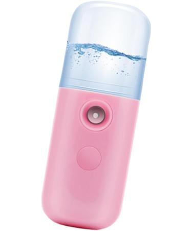 WOONEKY 2pcs USB Charging Steamer Mini Face Steamer Humidifier Face Sprayer Cool Facial Mister Pink - Buy Online on SooperMarket.com