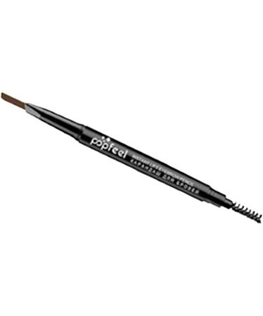 Dual Sided 2 in 1 Sweatproof Long Lasting Fine Tip Retractable Brow Pencil Medium Coffee with Waterproof Design Portable Ergonomic Design Includes Eyebrow Brush - Buy Online on SooperMarket.com