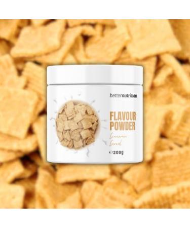 Premium Vegan Flavor Powder | Calorie-Reduced Cinnamon Cereal Aroma | Zero Calorie 200g | Better Nutrition - Buy Online on SooperMarket.com