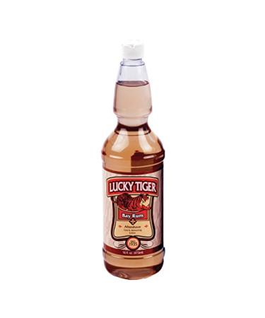 Lucky Tiger Bay Rum After Shave, 16 Ounce