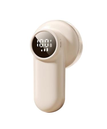 Professional Rechargeable Fabric Shaver with Digital Display Enhanced 6-Leaf Blades for Lint Removal Clothes Furniture-A Durable