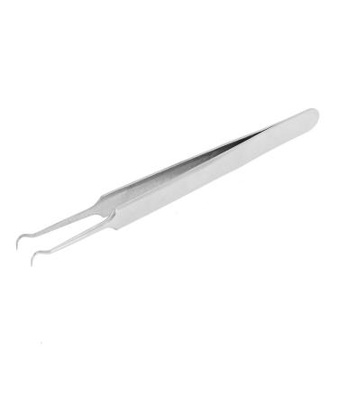 Blackhead Tweezers Curved Stainless Steel Pimple Removal Extractor Facial Care Tool