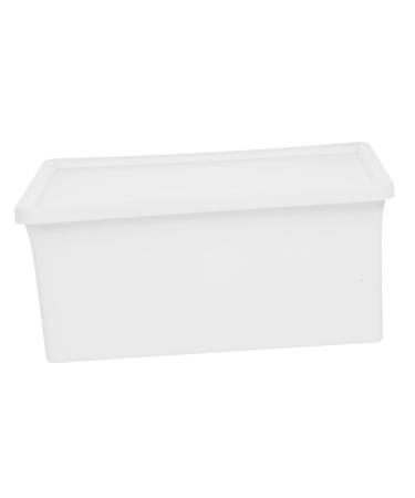 Didiseaon Organization Bucket Box Sheet laundry powder container Box High capacity Beads dispenser drum washing powder bucket Sundries Storage Bucket Organize the boxes laundry beads 16.8X11X7.5CM White
