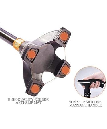 Canes Walking Stick Old Man Four Legged Multi Purpose Retractable Smart Walking Stick Illuminated Radio - Buy Online on SooperMarket.com