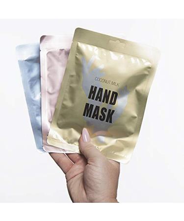 Lapcos Coconut Milk Hand Mask - Nourishing Moisture 1 Pair (0.47 fl oz) - Buy Online on SooperMarket.com