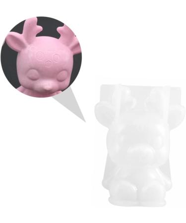 STOBOK Epoxy Deer DIY Silicone Mold Deer Antler Halloween Party Favors Halloween Decor De para Gelatinas Unicorn Silicone Epoxy Mold House Gifts White Resin Deer 3D Silica Gel Christmas - Buy Online on SooperMarket.com