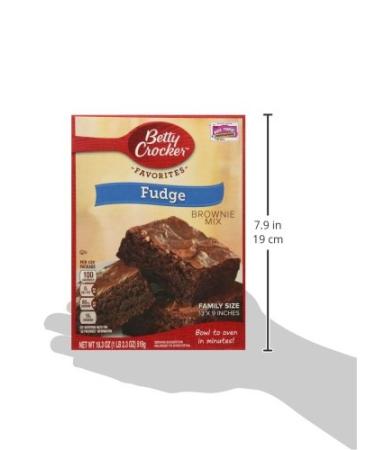 Buy Betty Crocker Fudge Brownie Mix Family Size 18.3oz (Pack of 4) - International Shipping Available - Buy Online on SooperMarket.com