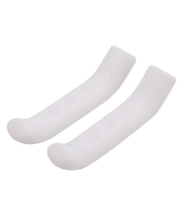East buy Brake Levers - 2Pcs Brake Handle Silicone Sleeve Mountain Bike Brake Lever Protection Cover(White)