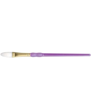 ROYAL BRUSH Crafter's Choice Taklon Oval Wash Brush, 1/2-Inch, White 1/2"