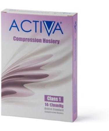 Activa Class 1 Below Knee Compression Stockings Large - Closed Toe Black - Buy Online on SooperMarket.com