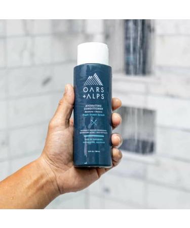 MightyNest Men's Shower Set | Oars and Alps Blue Charcoal Soap Shampoo & Conditioner | Eco-Friendly 4 Piece Bath Gift Set | Moisturizing for All Skin & Hair Types - Buy Online on SooperMarket.com