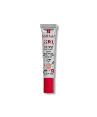 Erborian - CC Eye Cream with Centella Asiatica - Illuminating Moisturizing and Correcting Tinted Eye Cream SPF 20 - Smoothes and Corrects Dark Circles - 10 ml Clair
