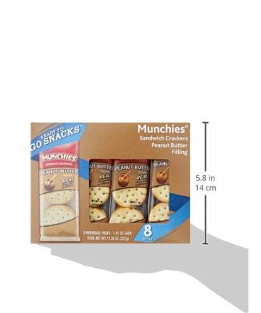 Munchies Peanut Butter On Toast 11.36oz - 8 Pack | Delicious Peanut Butter on Toast Snack - Buy Online on SooperMarket.com
