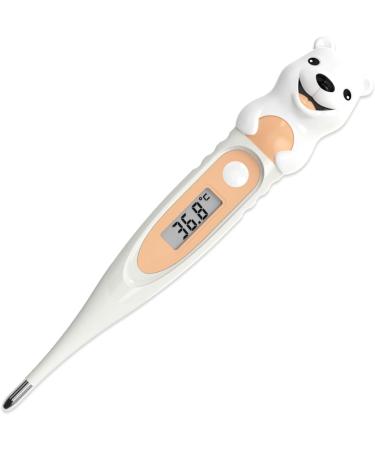 Scala Digital Thermometer SC 44 Flex - Fast & Accurate Temperature Measurement for Children and Babies - Polar Bear Design - Buy Online on SooperMarket.com