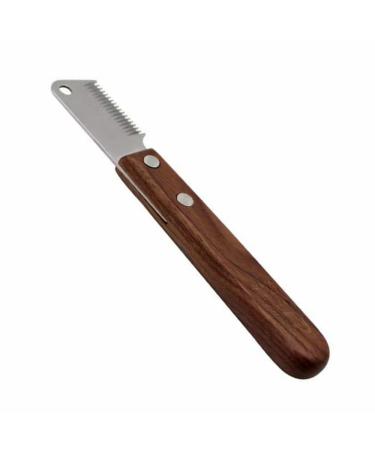 Wenfousemo 1Pcs Dog Stripping Knife Professional Dog Stripping Tool Pet Deshedding Tool Pet Grooming Tool Pet Stripping Tool for Pet