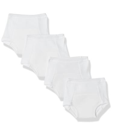 Luvable Friends Unisex Baby Cotton Training Pants 12-18 Months White